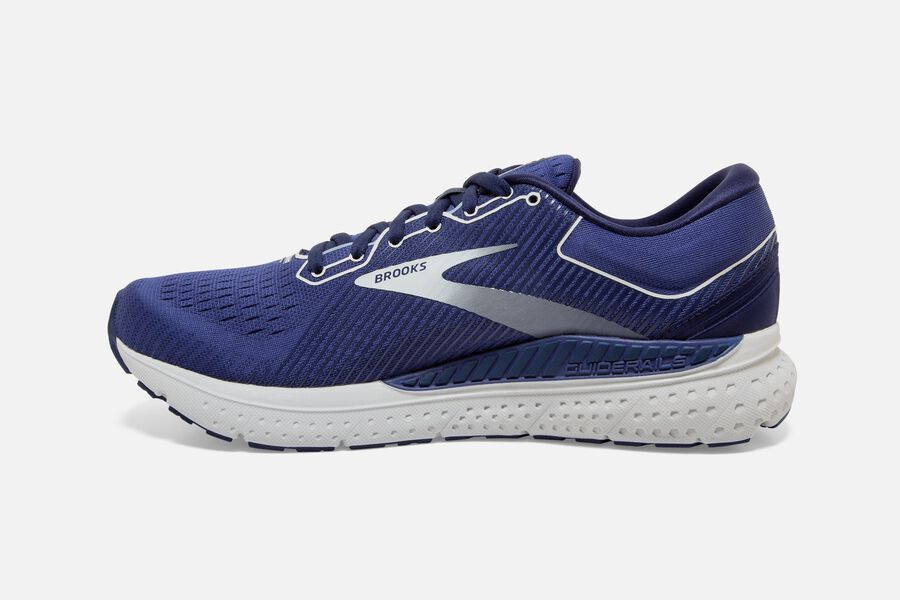 Brooks Running Shoes - Transcend 7 Road Mens - Navy/Silver - FCT-486027